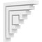 Ekena Millwork Standard Landon Architectural Grade PVC Bracket, 2"W x 10"D x 10"H BKTP02X10X10LAN - alternate 1